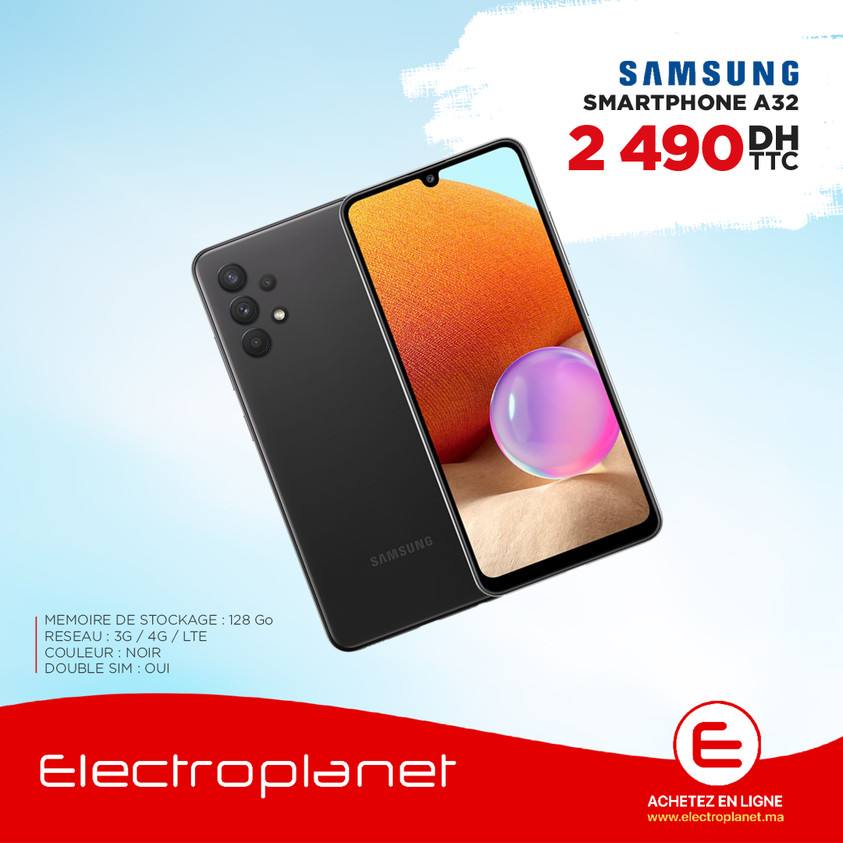 Offre Electroplanet Smartphone A32 Samsung