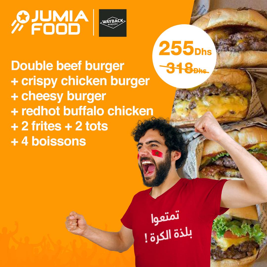 Offre Jumia Maroc WAYBACK BURGER