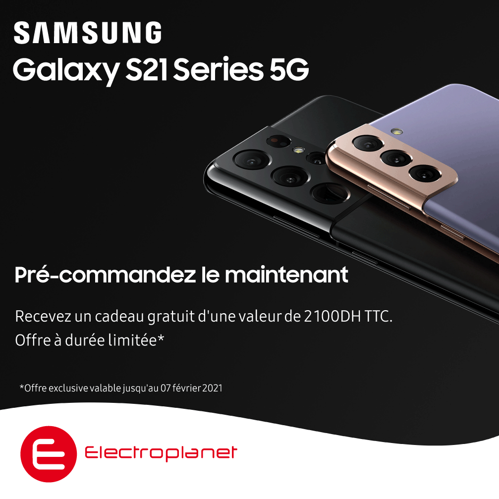 Samsung Galaxy S21 prix neuf au Maroc