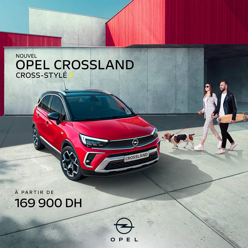 NOUVEAU Opel Maroc Crossland