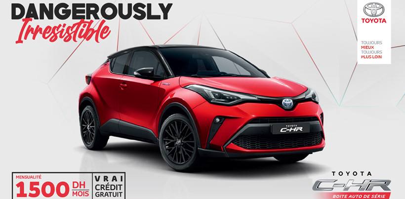 Offre  C-HR à partir de 1500 dhs/mois Crédit Gratuit