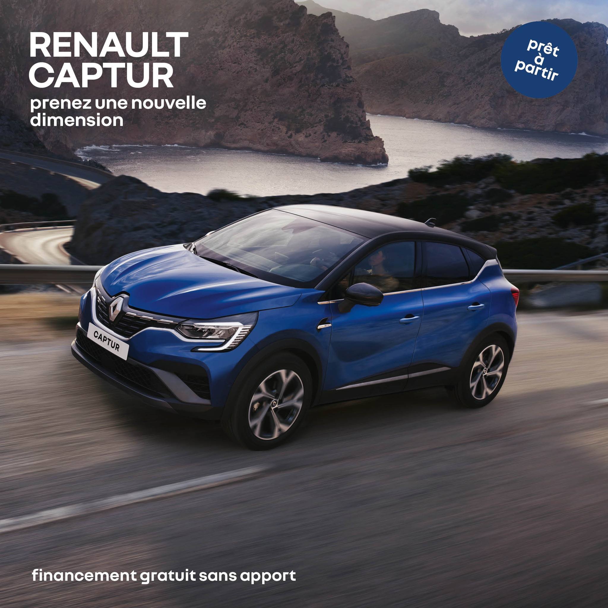 Promos Renault CAPTUR Financement Gratuit Janvier 2022