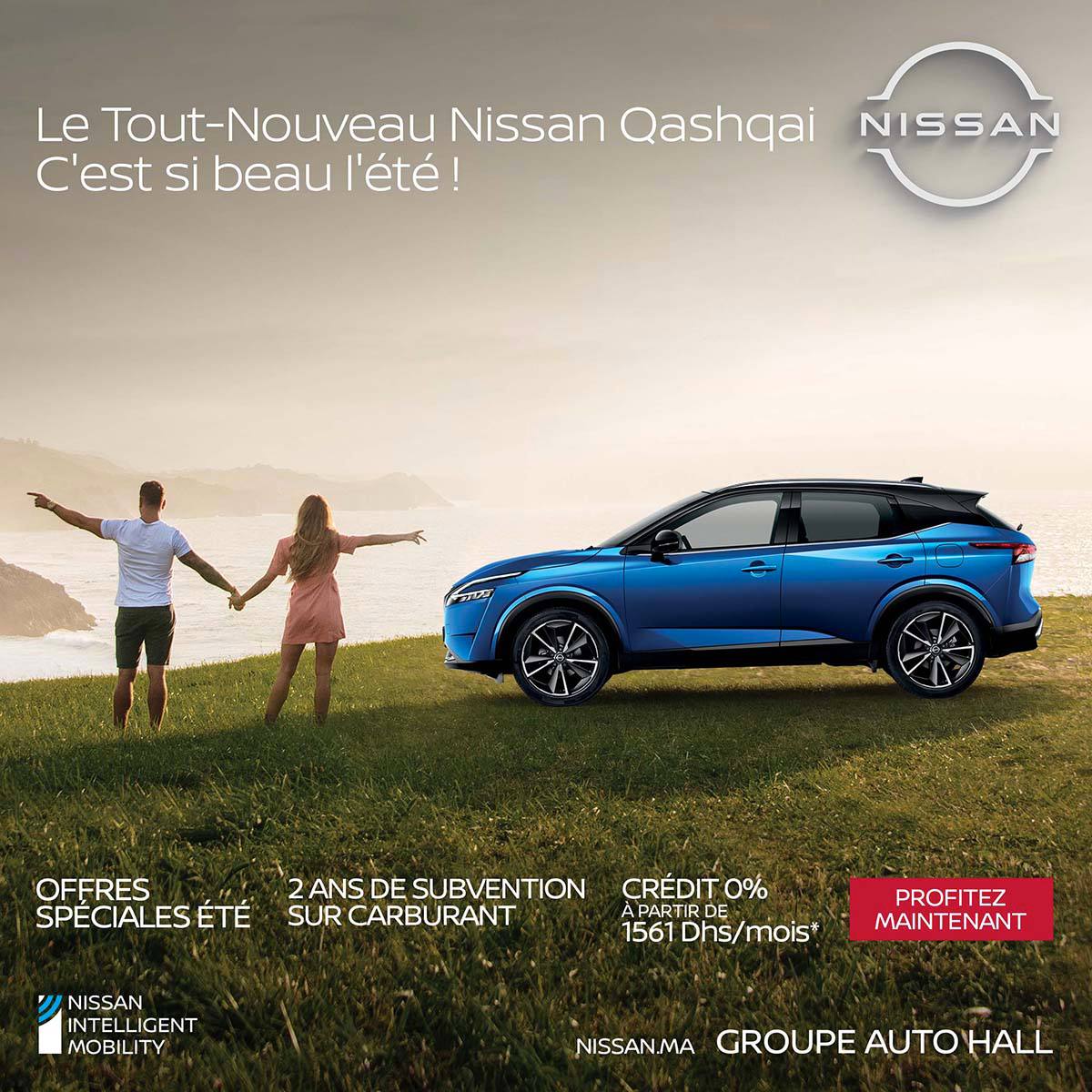 Promotion NISSAN Maroc: le nouveau Nissan Qashqai